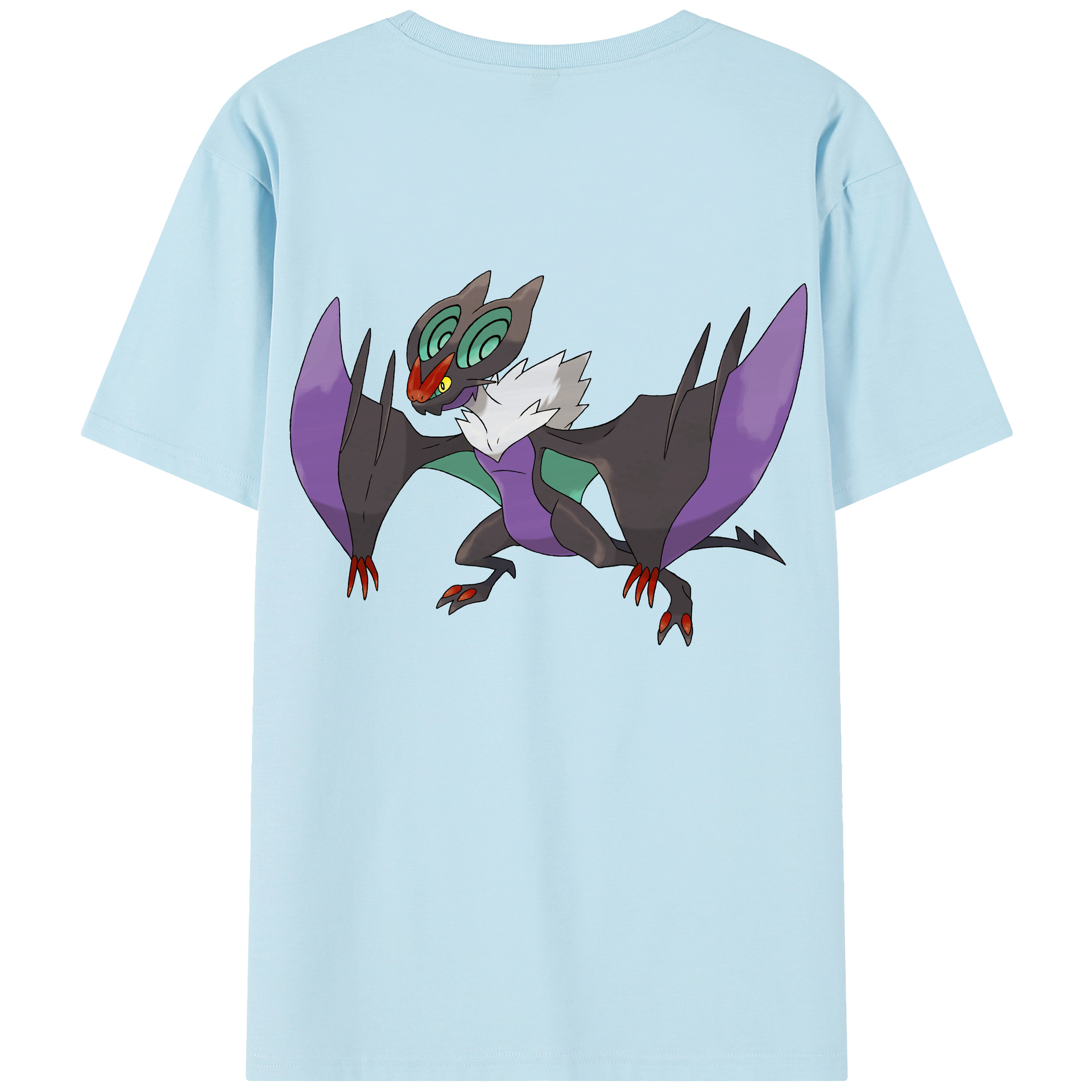 （画像用） ポケットモンスター Pokémon 綿100％半袖Tシャツ（背面プリント）